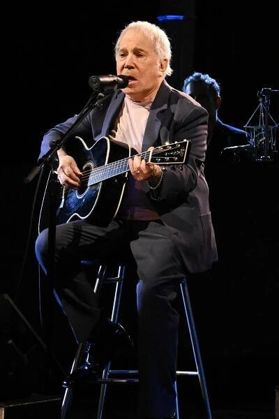 The Late Show with Stephen Colbert and musical guest Paul Simon during Thursday's June 19, 2025 show.