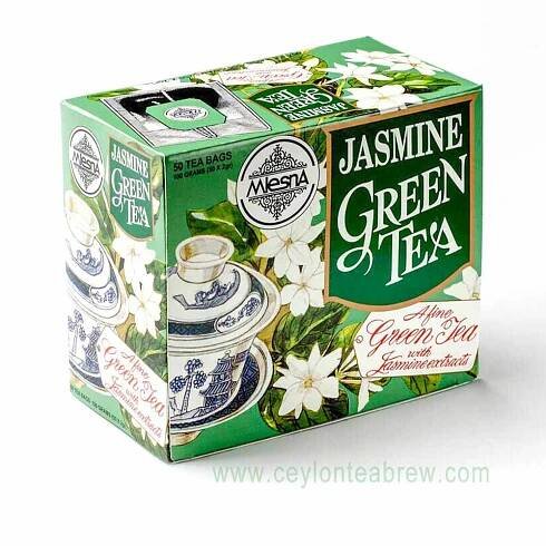 Mlesna Ceylon pure Green tea with Natural Jasmine