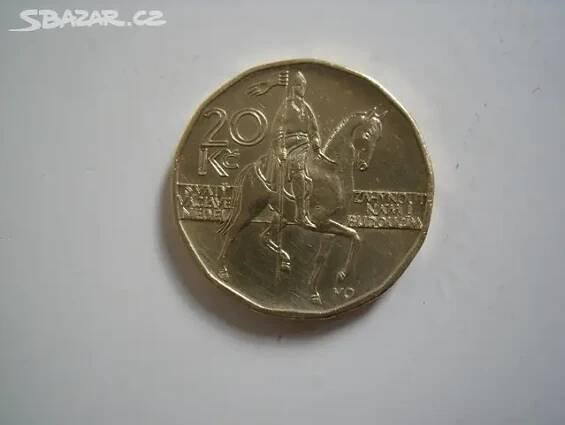 Mince 20 Kč - rok 2000, hledaný ročník