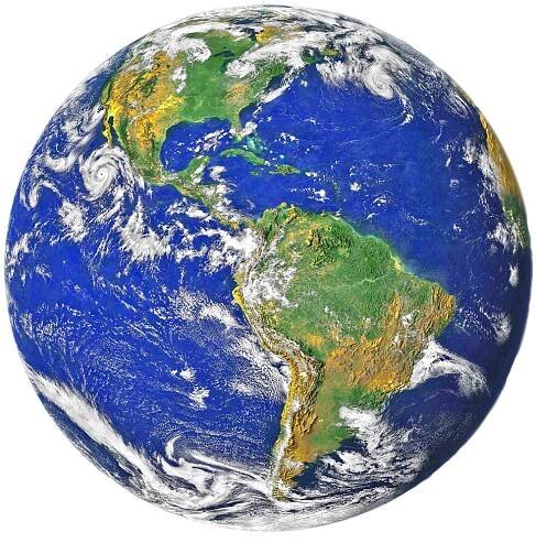 Planet Earth From Space PNG