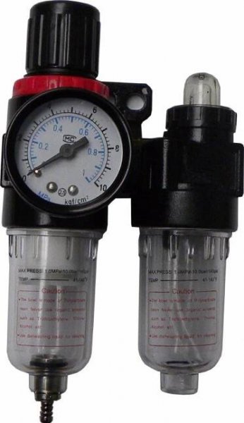 GEKO G01176 regulátor tlaku s filtrem a manometrem 1/4"