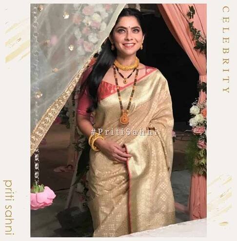 Sonalee Kulkarni - Celebrity - Top Fashion Brand and Designer Priti Sahni