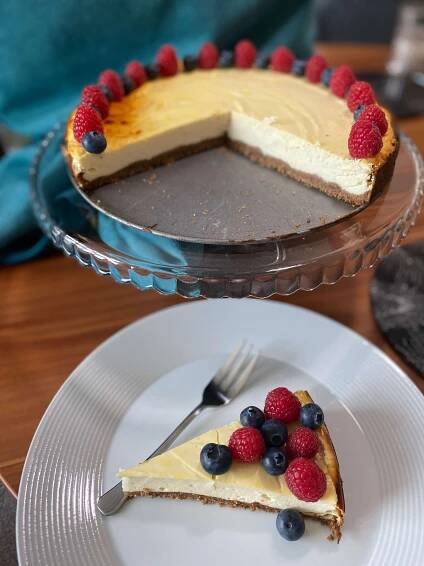 Fitness proteinový cheesecake