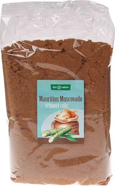 Suroviny na pečení a vaření; sladidla: Přírodní třtinový cukr MUSCOVADO bio*nebio 1 kg