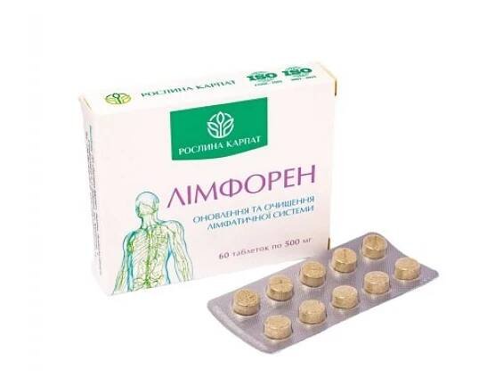 Limforen Roslina Karpat 60 tablet po 500 mg na čištění lymfy – koupit za nízké ceny na marketplace Joom