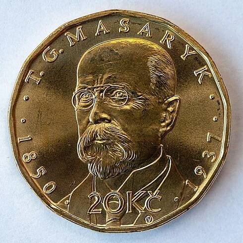 Dvacetikoruna vzor 2018 I s portrétem Tomáše Garrigua Masaryka