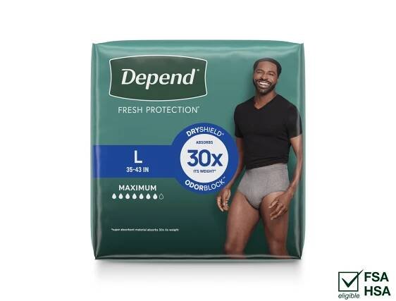 Fresh Protection™ Incontinence Underwear for Men | Depend® US