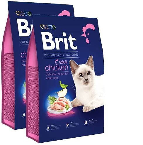 Brit Premium by Nature Cat Adult Chicken 8 kg