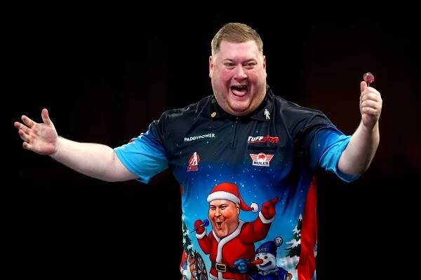 Ricky Evans revels in darts glory: ‘You’ve made a fat guy very happy’
