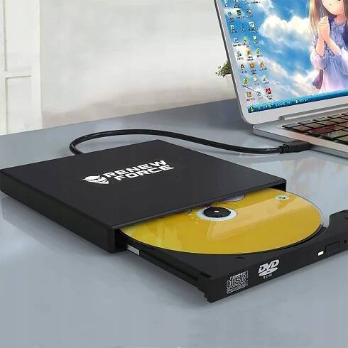 EXTERNÍ MECHANIKA CD-R DVD USB Vypalovačka pro notebook PC Přenosný přehrávač Typ mechaniky externí