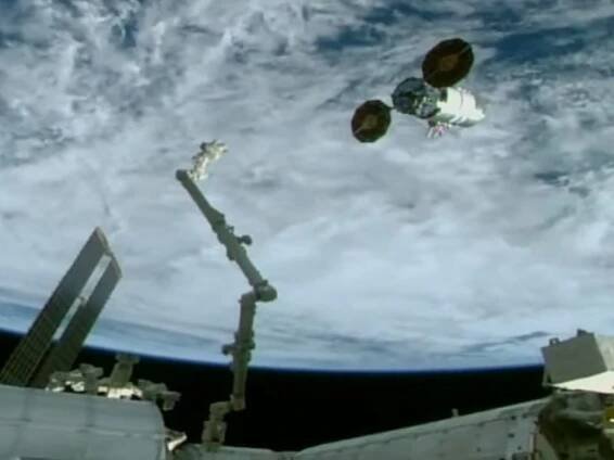 Northrop Grumman Cygnus cargo ship departs space station to conduct experiment in orbit
