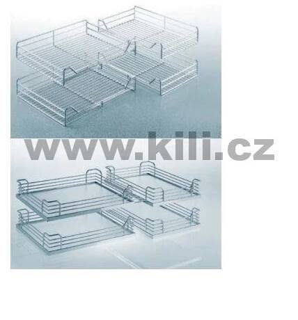 Sada košů MagicCorner Arena STYLE, 4 ks, antracit | Kili e-shop