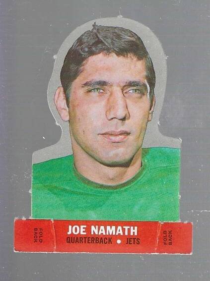 1968 Topps Stand Up Joe Namath