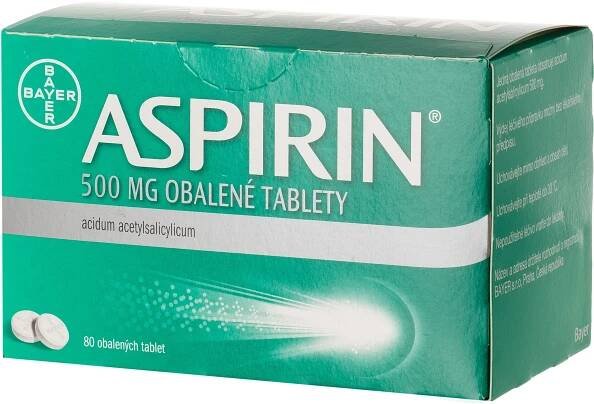 Aspirin 500 mg 80 tablet