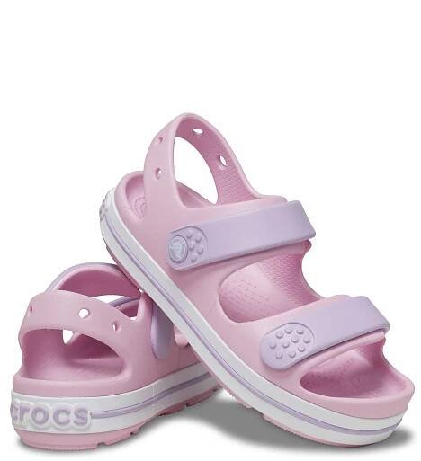 Crocs dětské sandálky plast růžové