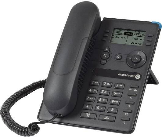 Alcatel-Lucent Enterprise 8008 šňůrový telefon, VoIP černobílý displej šedá : Půhy.cz