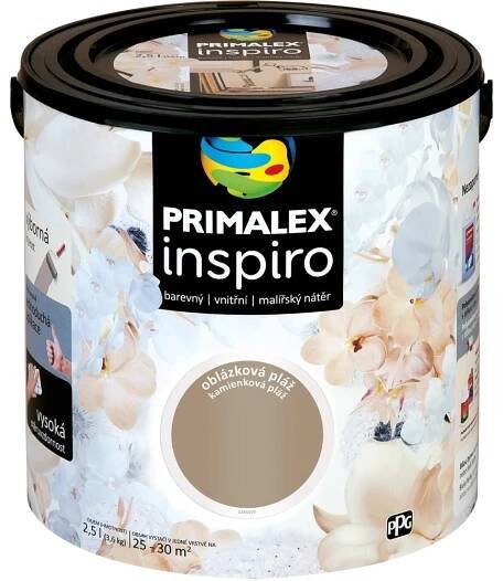 Primalex Farebný vnútorný maliarsky náter Inspiro kamienková pláž 2,5 l