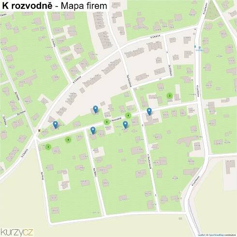 K rozvodně - mapy | Kurzy.cz