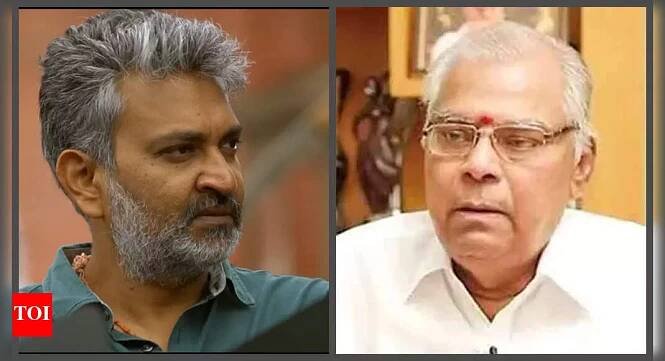 SS Rajamouli loses his cool, pushes fan trying to take selfie outside Kota Srinivasa Rao’s residence at his funeral in Hyderabad in viral video
