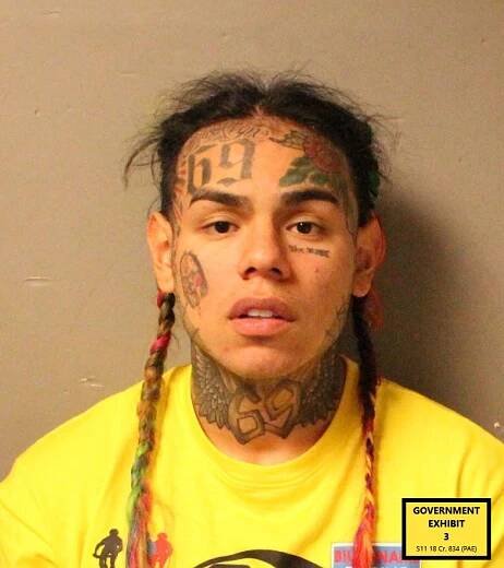 Rapper Tekashi 6ix9ine arrested, set to appear in federal court