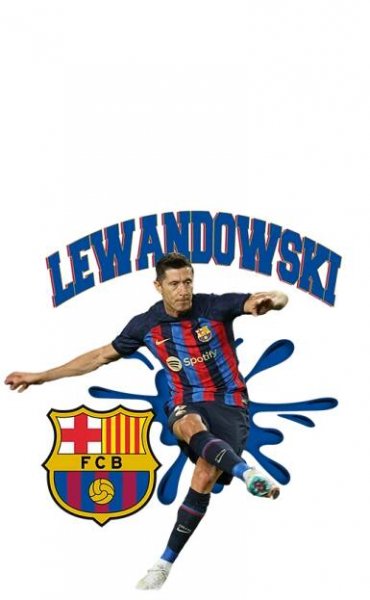 Dětské tričko s potiskem Robert Lewandowski- dětské tričko pro milovníky fotbalu