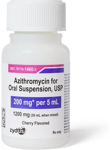 Azithromycin (Generic) Flavored Powder for Oral Suspension