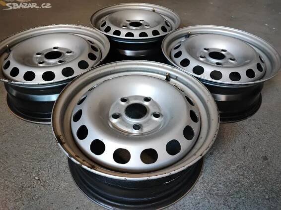 Zesílené disky 15 R15 R 5x112 ET47 6J VW Touran