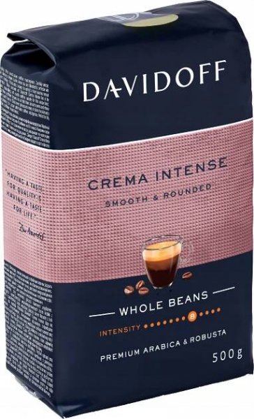 Zrnková káva zmes kávových zŕn Davidoff Cafe Creme Intense 500 g