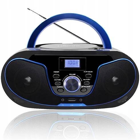 Přenosný CD přehrávač s Bluetooth a FM rádiem