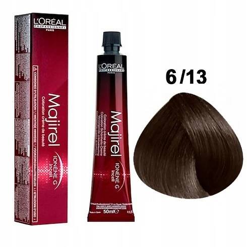 L'Oréal Professionnel Majirel 6.13 50 ml barva na vlasy Obsahuje baterie ne