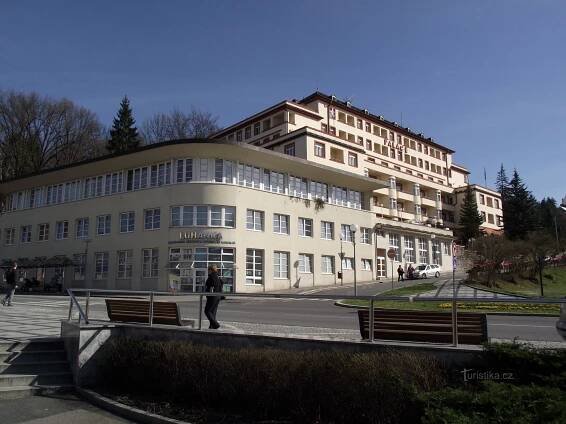Luhačovice – hotel Palace (Palace Hotel Drtílek)
