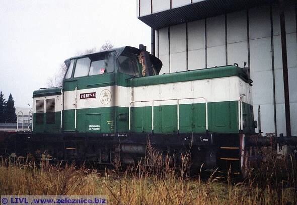710 697-4 (ex 710.620-6 ex T334.0697-ČKD 6668/1966) Olpas Moravia Krnov,ex.Alcan Děčín,ex.TSS,ex.NDR 30-11-2006