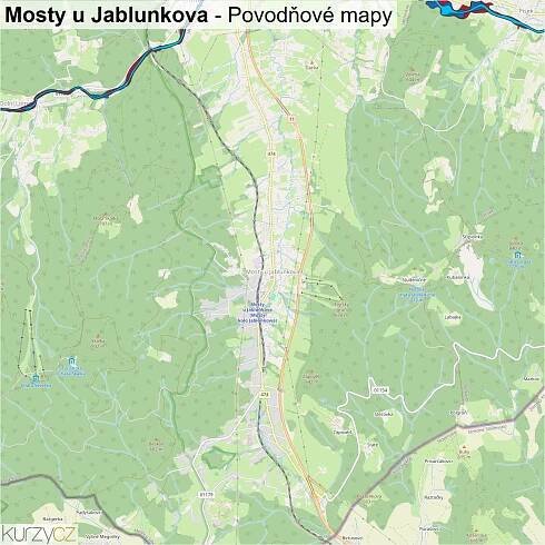 Mosty u Jablunkova - mapy | Kurzy.cz