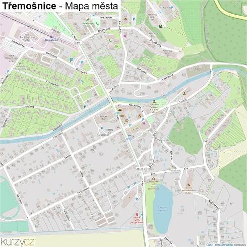 Třemošnice - mapy | Kurzy.cz