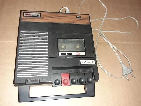 Kazeťák BRG cassette MK25A - Starožitnosti