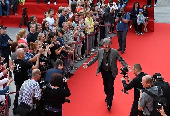 Slovenský herec Ivo Gogál prichádza na festival Art Film Fest 15. júna 2018.