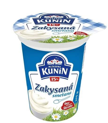Kunín Zakysaná smetana Krémovitá 15% 375 g