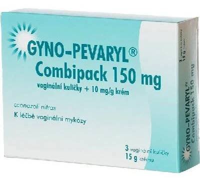 Gyno-Pevaryl Combipack 150 mg 3 vaginální čípky + krém 15 g