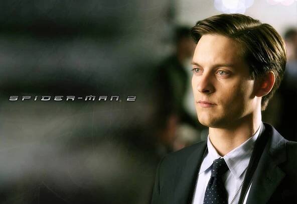 Tobey Maguire Spider-Man 2 Poster Wallpaper