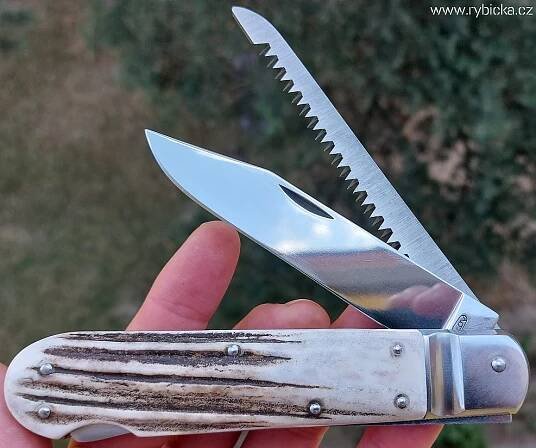 Lovecký nůž Mikov HUNTER 230-XP-2 KP čepel 440A paroh