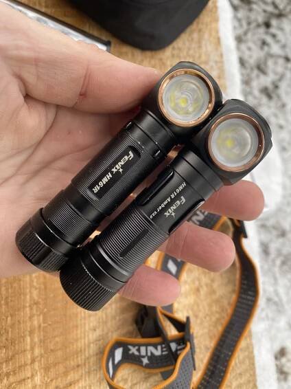 Nabíjecí čelovka Fenix HM61R Amber V2.0