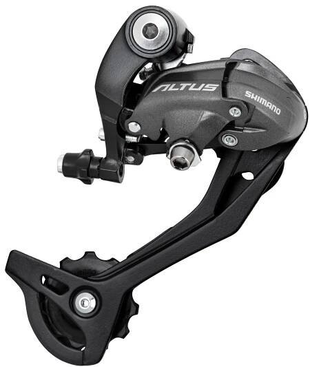 Shimano Altus RD-M370-SGS černá 9 rychlostí dlouhé ramínko