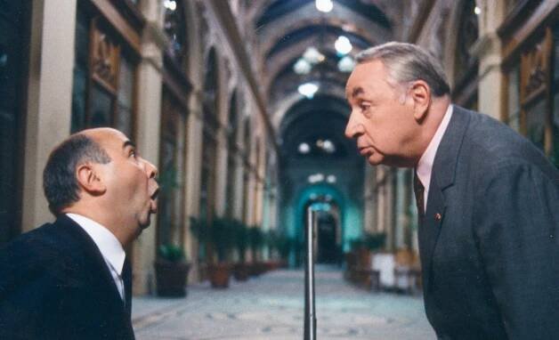 Řidič a fantom - Z filmu - Gérard Jugnot, Philippe Noiret