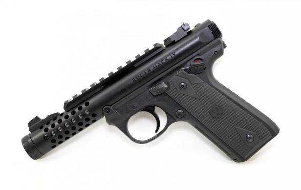 Samonabíjecí pistole Ruger Mark IV 22/45 Lite (černá), ráže.22 LR