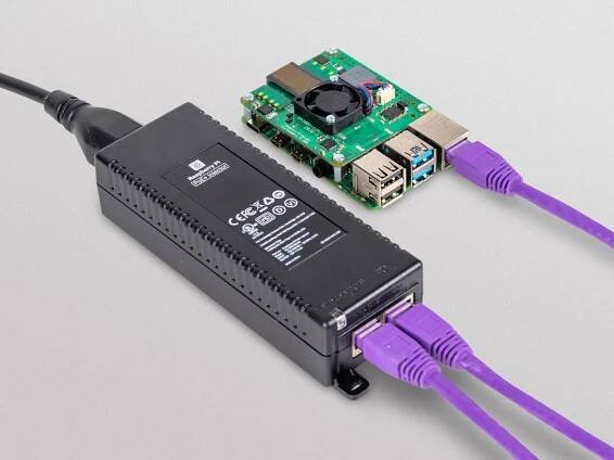 Raspberry Pi's new PoE+ Injector supports all generations of PoE HATs