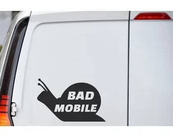 Lepy.cz Samolepka na auto Badmobile Velikost (šířka x výška): 40x25cm, Barevná varianta: Pastelová oranžová