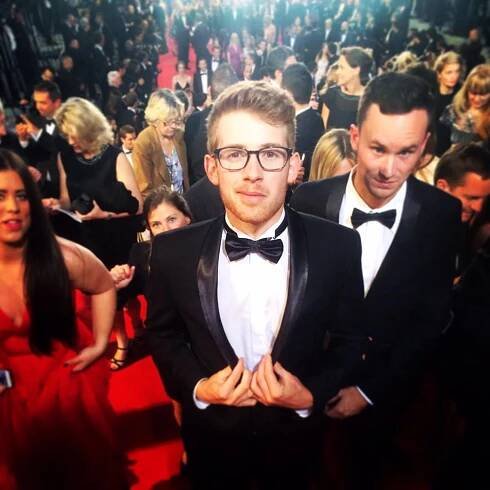 Daniel Stewart on the Red Carpet at Cannes Film Festival