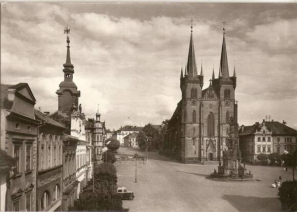 CHRUDIM - náměstí - Pohlednice místopis
