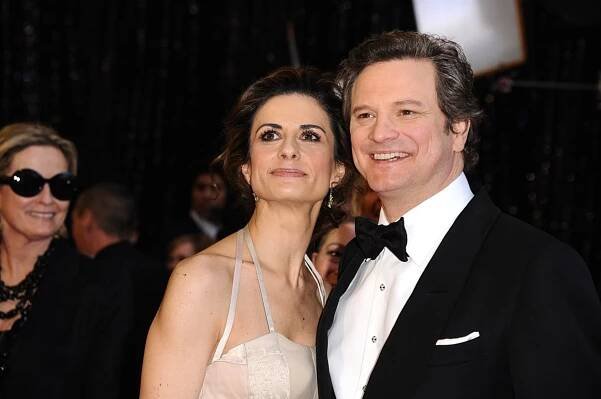 Colin Firth a Livia Giuggioli