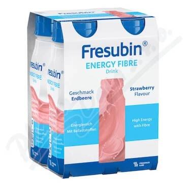 Fresubin Energy Fibre Drink jahodo.por.sol.4x200ml